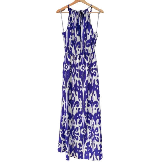 Athleta Ikat Bloom Ripple Maxi Dress - Vibrant Cobalt, Size S - Picture 4 of 4